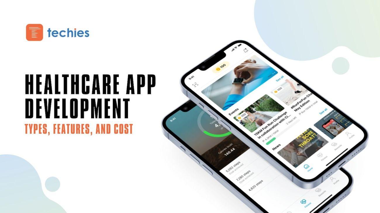 Healthcare App Development: Types, Features, and Cost blog cover image